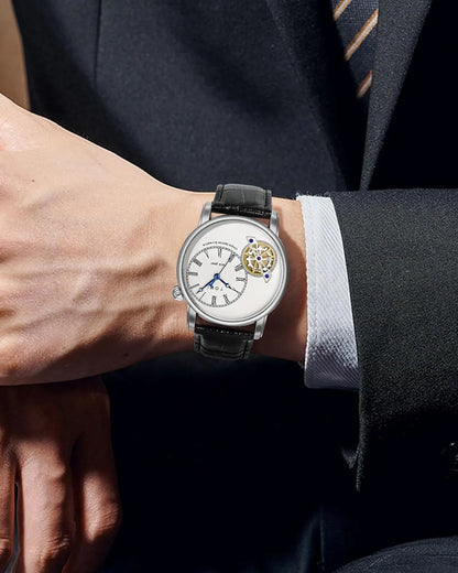 Men's Watch Analog Leather Wrist Watch