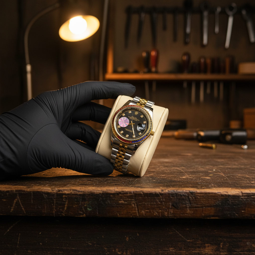 Rolex Jubilee Chain Rainbow