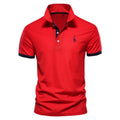 Men's polo shirt by mjlovers in classic design, featuring a comfortable fit and stylish collar, shown on a plain background.