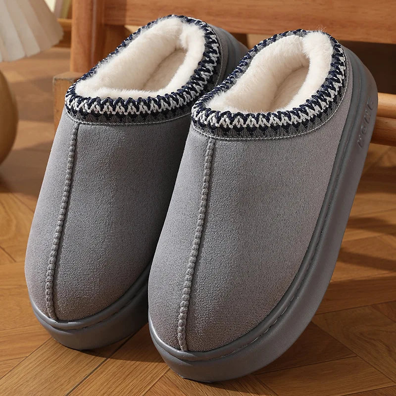 Mjlovers women's non-slip slippers with soft fabric and cushioned soles, ideal for indoor comfort and safety.