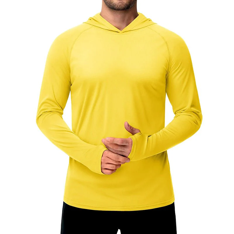 Mjlovers sun protection sport shirt in breathable fabric, featuring long sleeves and moisture-wicking material for outdoor activities.