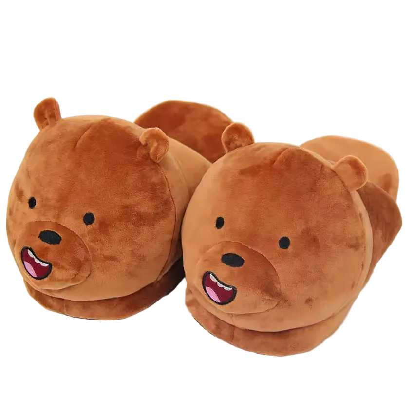 Pink bunny-themed kitty slippers by mjlovers with soft plush material and cozy design for comfortable indoor wear.
