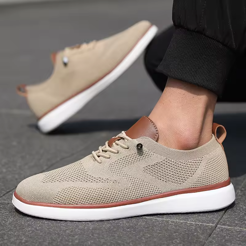 Men's lace-up shoes by mjlovers featuring black leather design with sturdy laces and stylish ankle height.