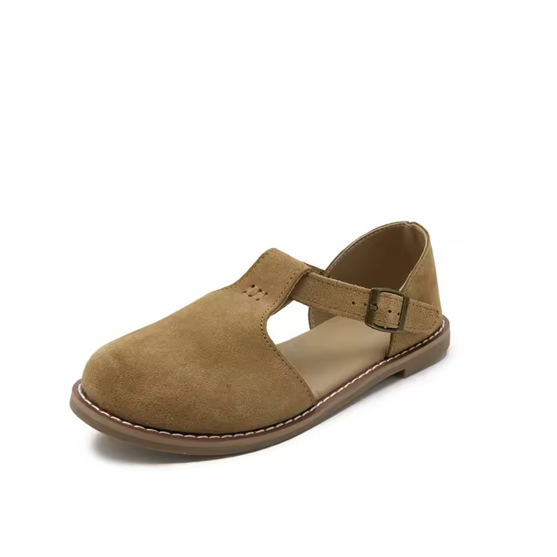 MJLovers women's leather sandals featuring strappy design and open toe, stylish for casual summer wear.