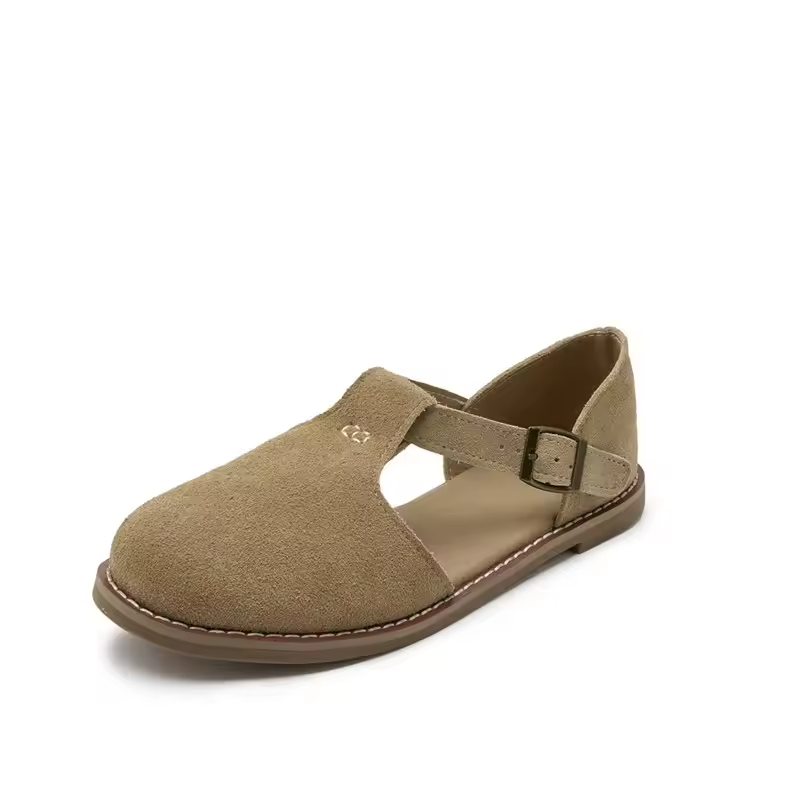 Leather sandals for women by mjlovers featuring stylish open-toe design and comfortable straps, perfect for casual summer wear.