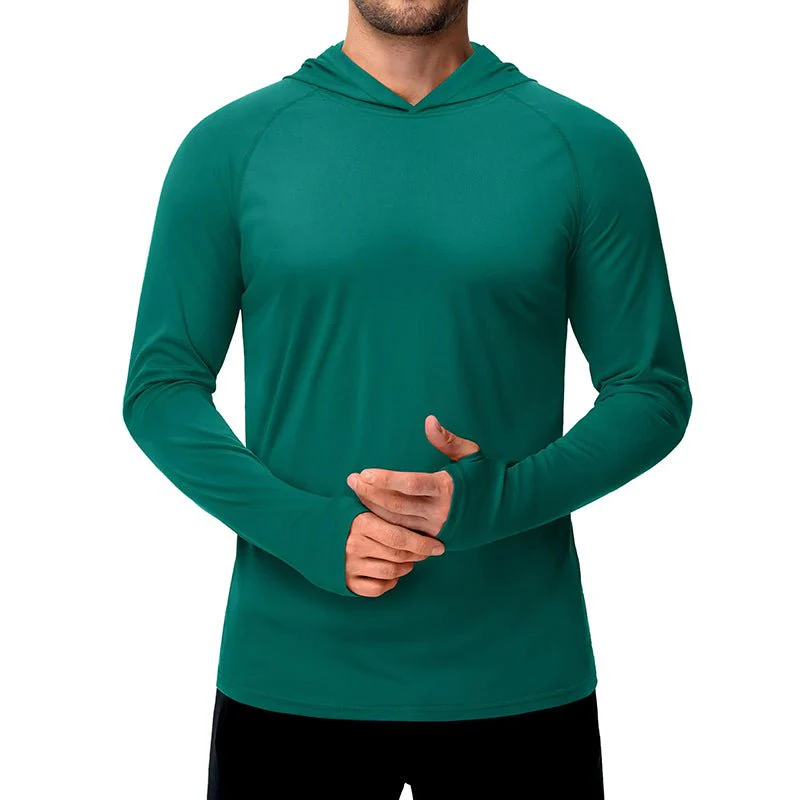 Mjlovers sun protection sport shirt in lightweight fabric, featuring long sleeves and breathable material for outdoor activities.