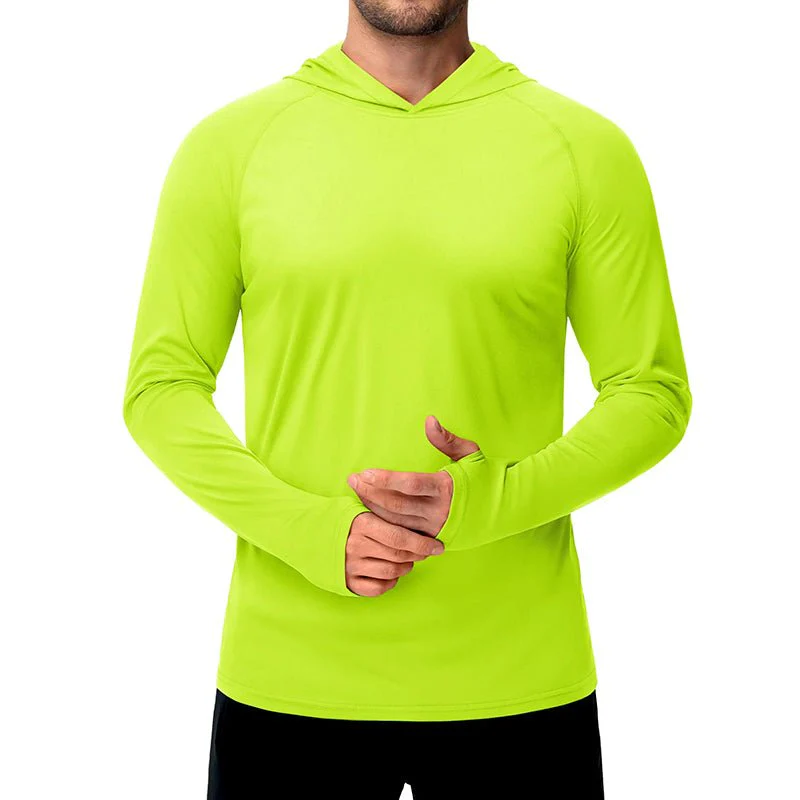 Mjlovers sun protection sport shirt in breathable fabric with long sleeves, designed for outdoor activity and UV shielding.